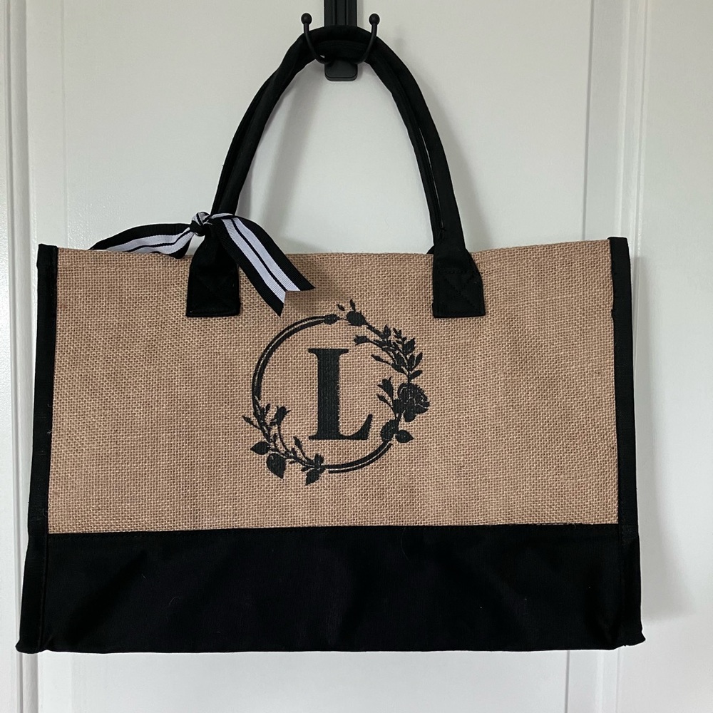 Jute beach tote
